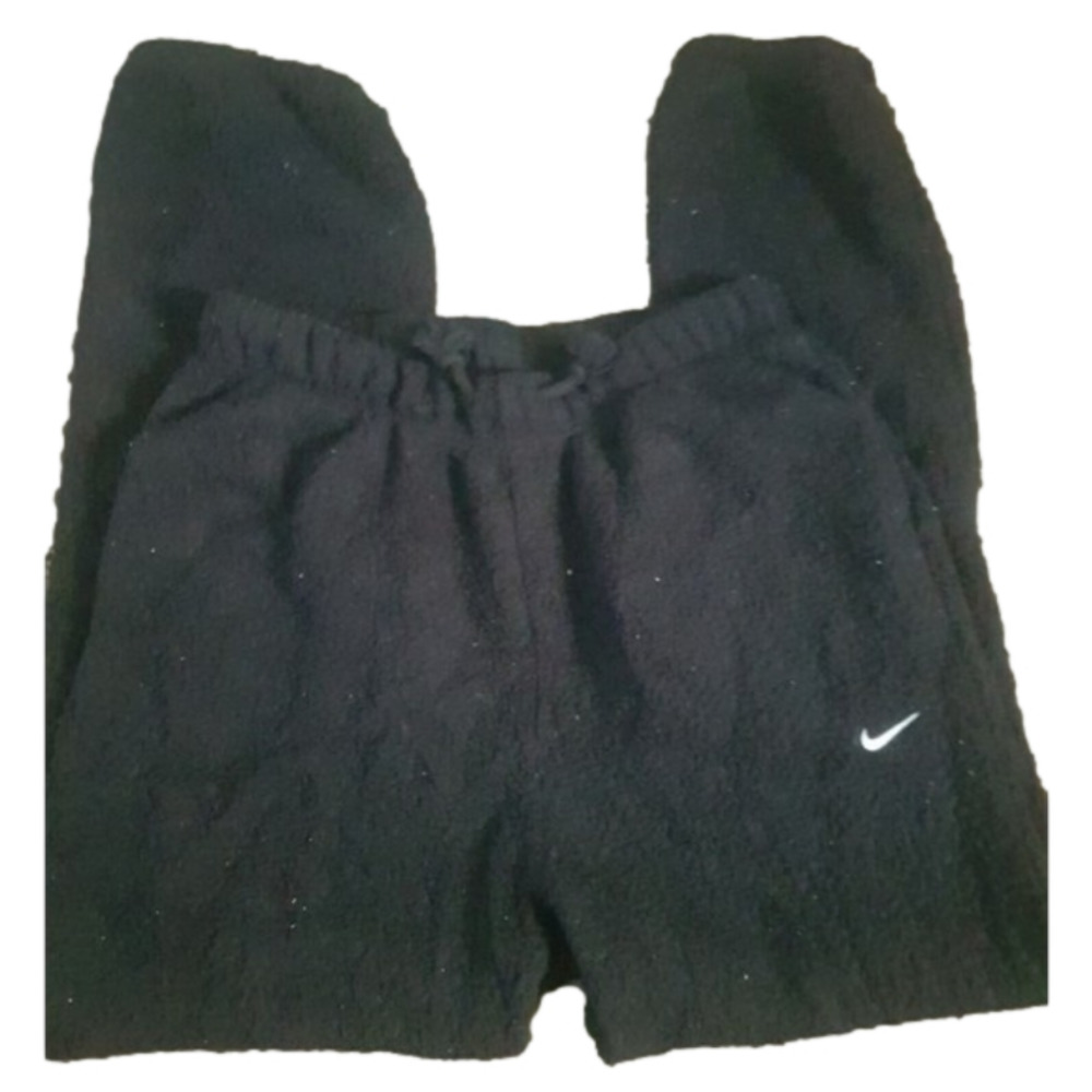 NIKE sherpa therma fit sweatpants women Size M Black